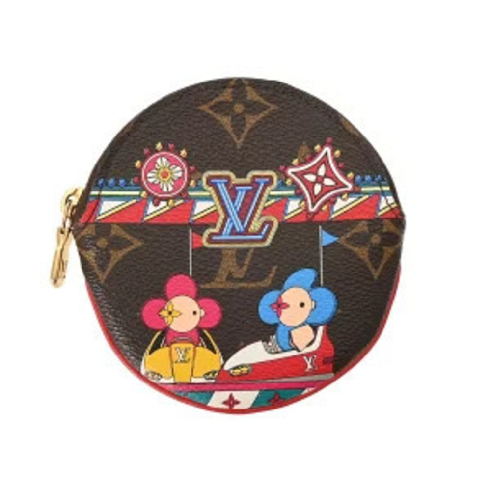 Louis Vuitton Monogram Portemonnaie Rond Vivienne Canvas coin case Wallet